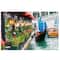11.7" LED Lighted Floral Shop with Gondola Ride Canvas Wall Art